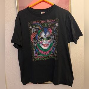 New Orleans Mardi Gras Graphic T-Shirt vintage from 2000. Hanes tag.